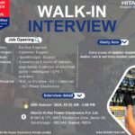 Hitachi Walk-In Interview in Gandhinagar for Electrical