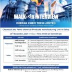 Walk in Interview in Deepak Fine Chem Dahej