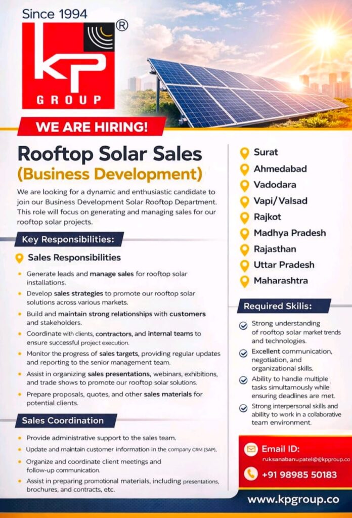 Multiple Job Vacancy in KP Group