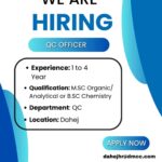 DMCC Specialty Chemicals Limited Recruitment 2026 | QC Officer Jobs in Dahej