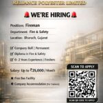 Reliance Polyester Limited Hiring Fireman – Diploma Fire & Safety | Bharuch, Gujarat