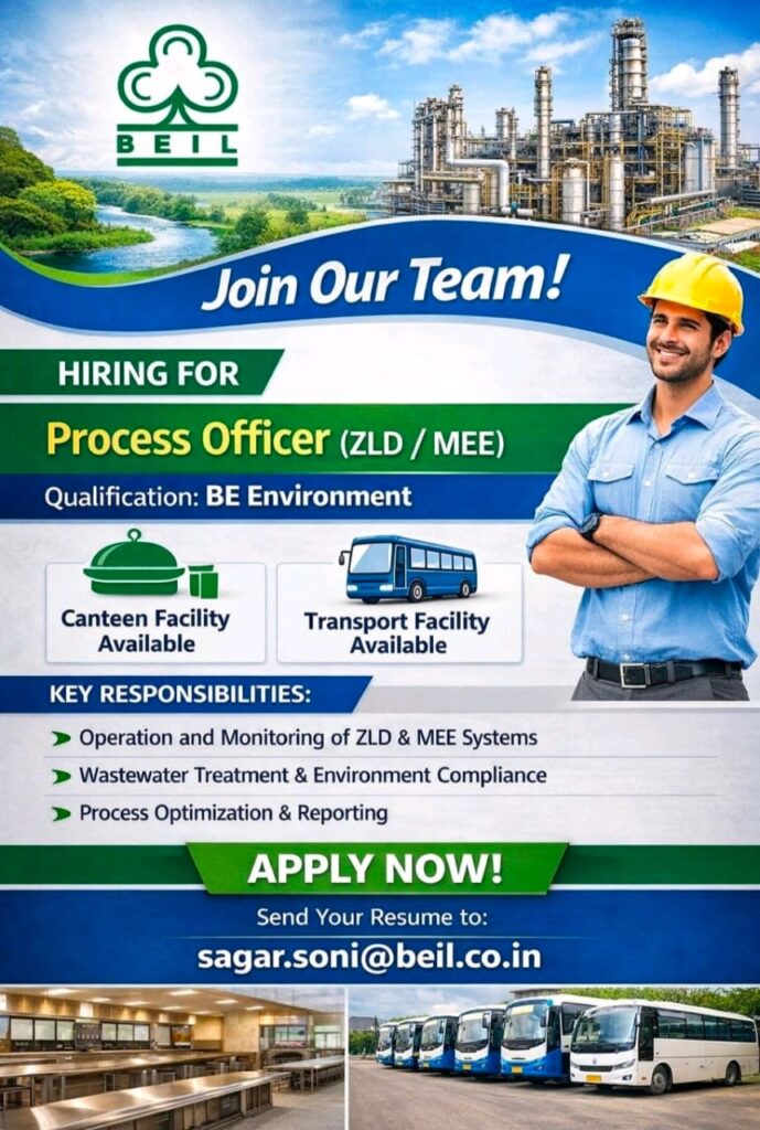 BEIL Hiring Process Officer (ZLD / MEE) | BE Environment | Apply Now