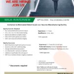 Chiron Behring Vaccines Pvt. Ltd. Walk-In Interview 2026 | QC & QA Positions | Ankleshwar