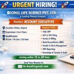 Konil Life Science Pvt. Ltd. Hiring Account Executive | Urgent Vacancy in Dahej, Gujarat
