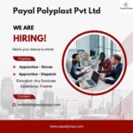 Payal Polyplast Pvt. Ltd. Hiring Apprentice – Stores & Dispatch | Fresher Opportunity