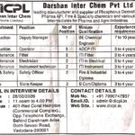 Walk-In Interview at Darshan Inter Chem Pvt Ltd – Multiple Openings | 28th February 2026 | Vadodara